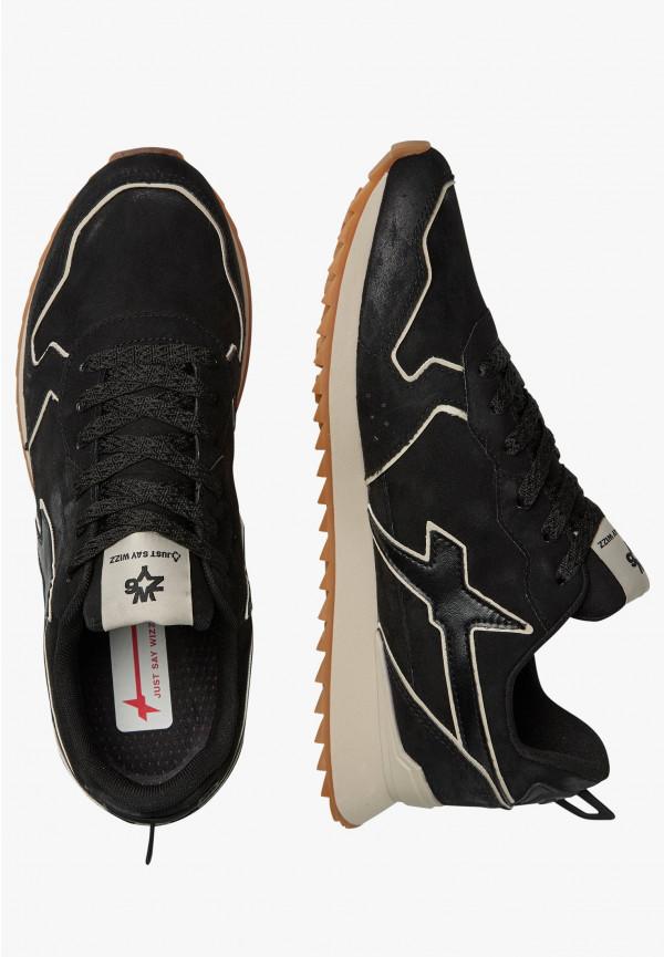 W6yz Sneakers In Suede Nero -JET-M