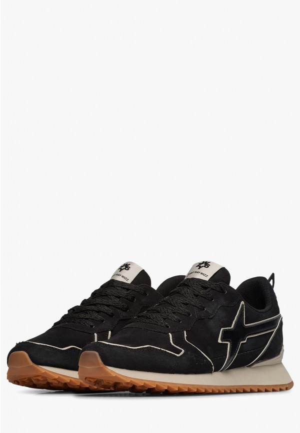 W6yz Sneakers In Suede Nero -JET-M