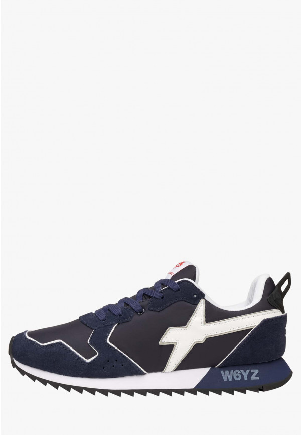 W6yz Sneakers in tessuto tecnico e suede Blu -JET-M