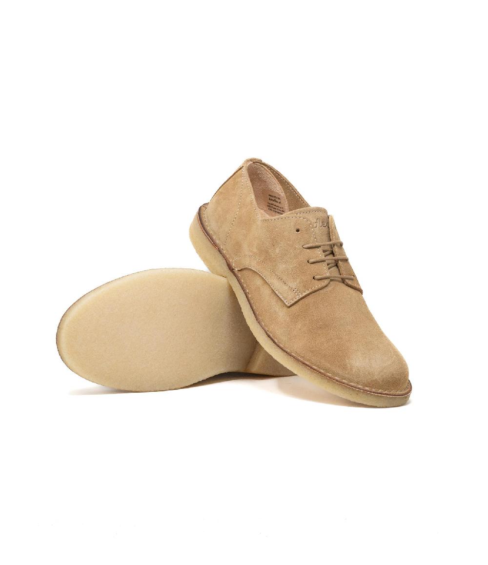 Wally Walker Astorflex – derby uomo in pelle scamosciata Coastflex cammello