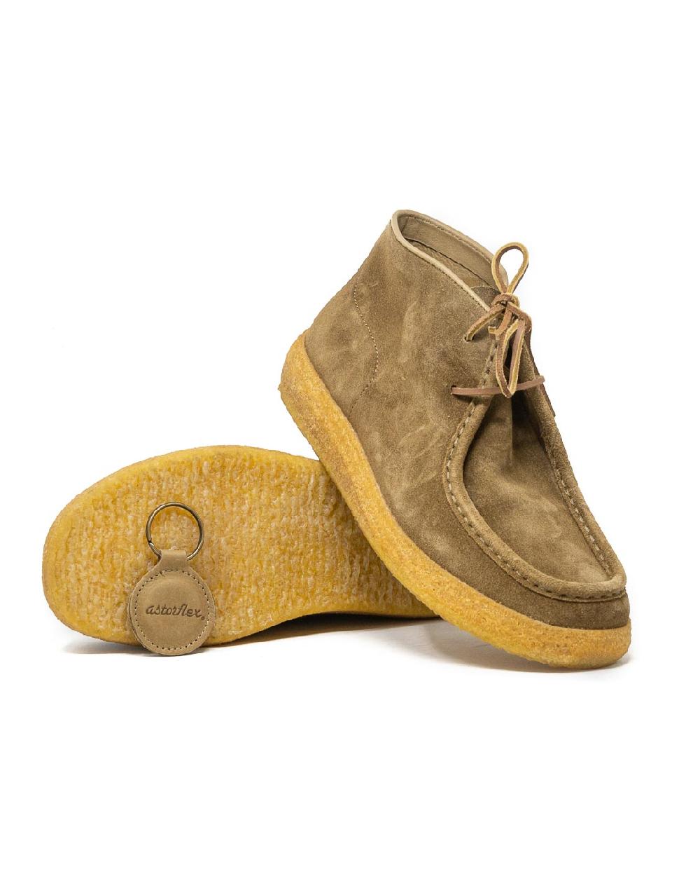 Wally Walker Astorflex – scarpa alta in pelle rovesciata Rampiflex militare