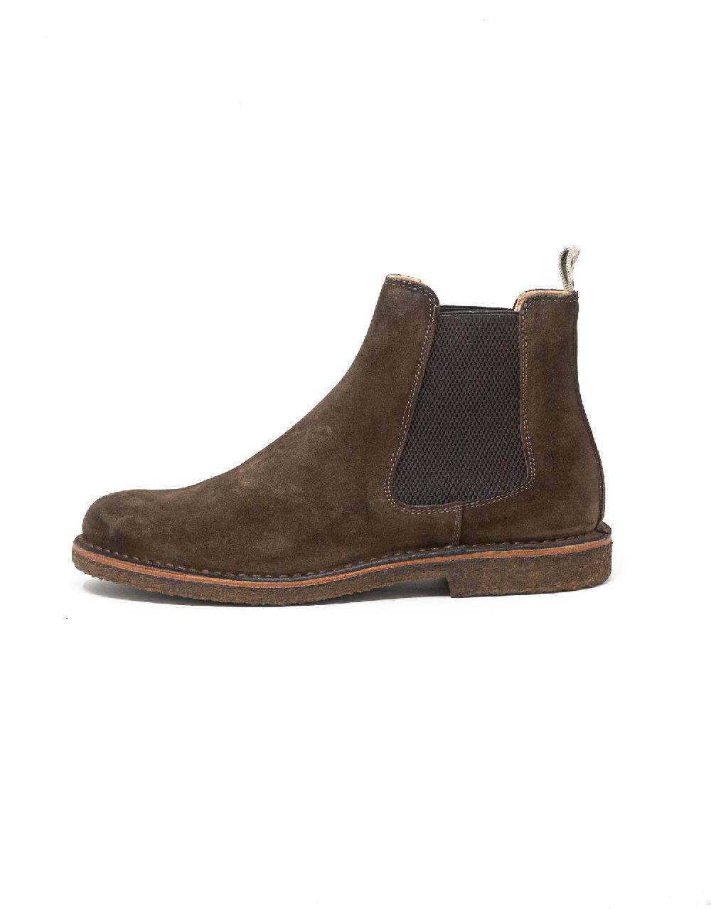 Wally Walker Astorflex – Stivale Chelsea Scamosciato Bitflex Dark Chestnut