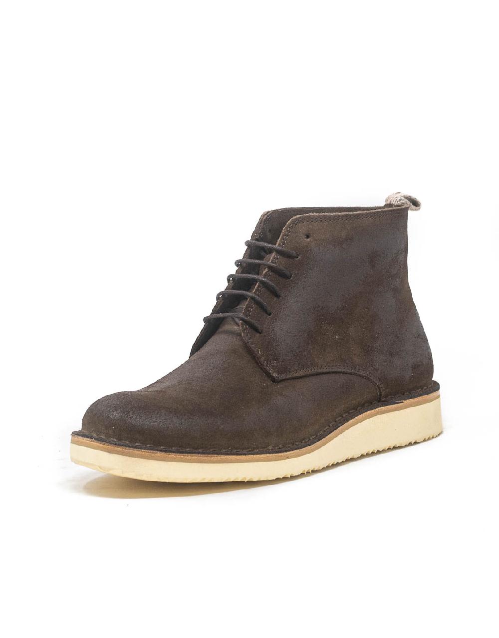 Wally Walker Astorflex – Stivale Uomo In Pelle Scamosciata Midflex Dark Chestnut