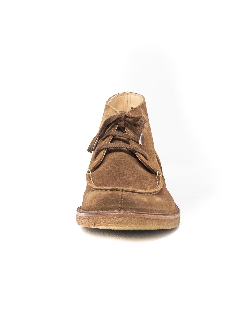 Wally Walker Moc-toe Astorflex In Pelle Scamosciata Deukeflex Dark Khaki