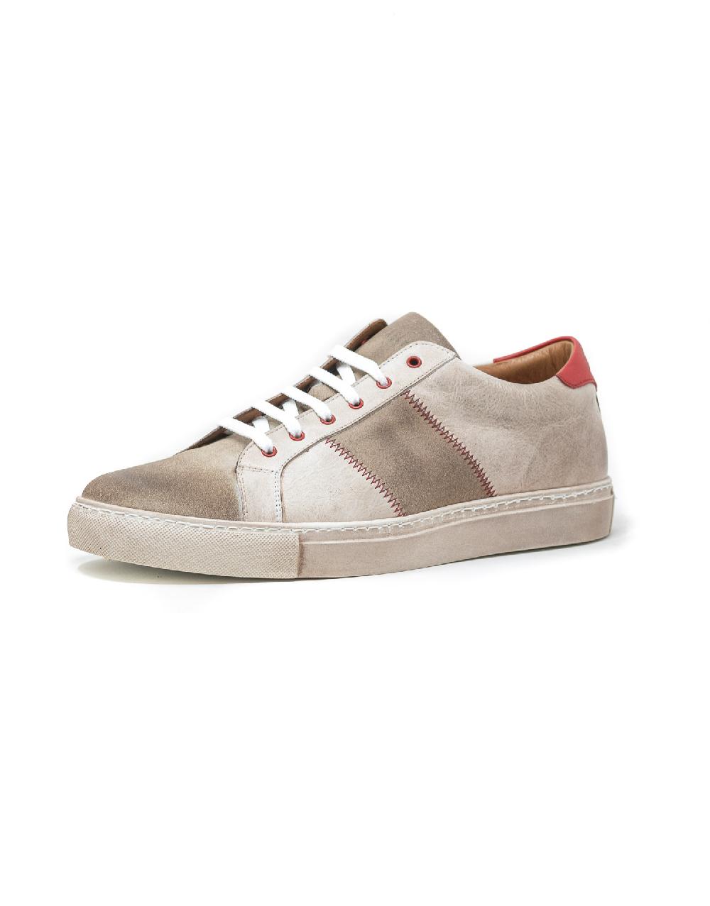Wally Walker Wally Walker – Sneaker In Pelle E Camoscio Royale Bianco