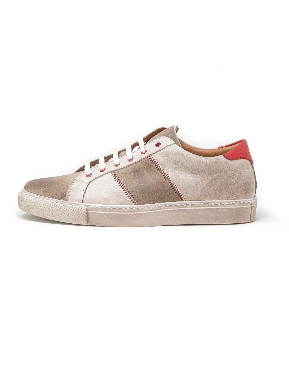 Wally Walker Wally Walker – Sneaker In Pelle E Camoscio Royale Bianco