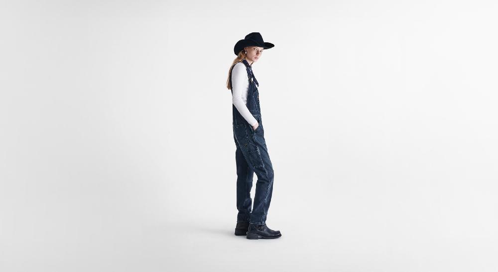 Washington Dee Cee Black Denim Overalls