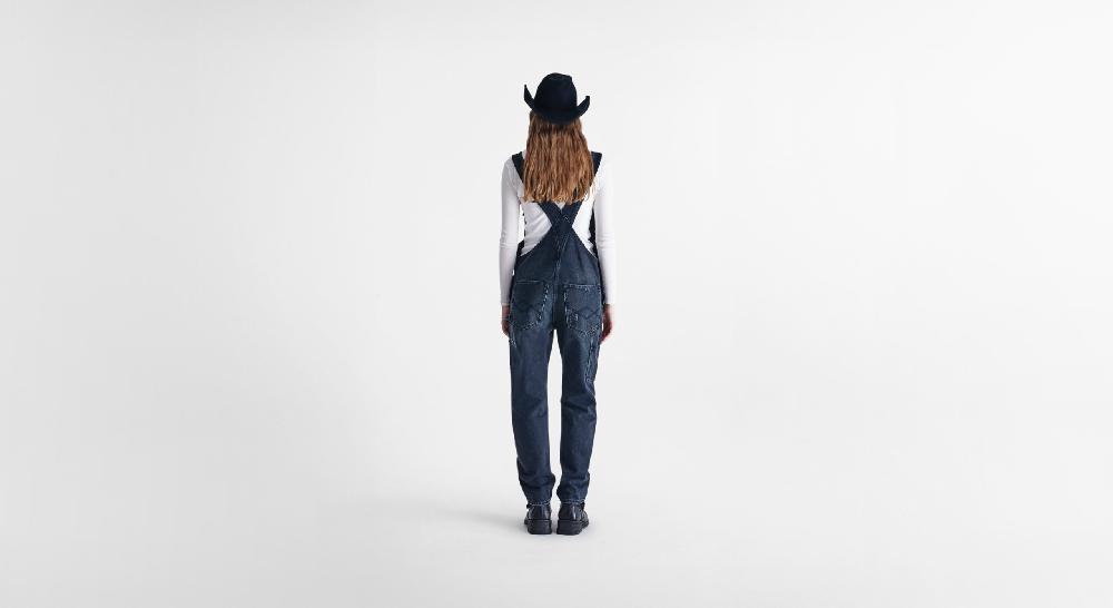 Washington Dee Cee Black Denim Overalls