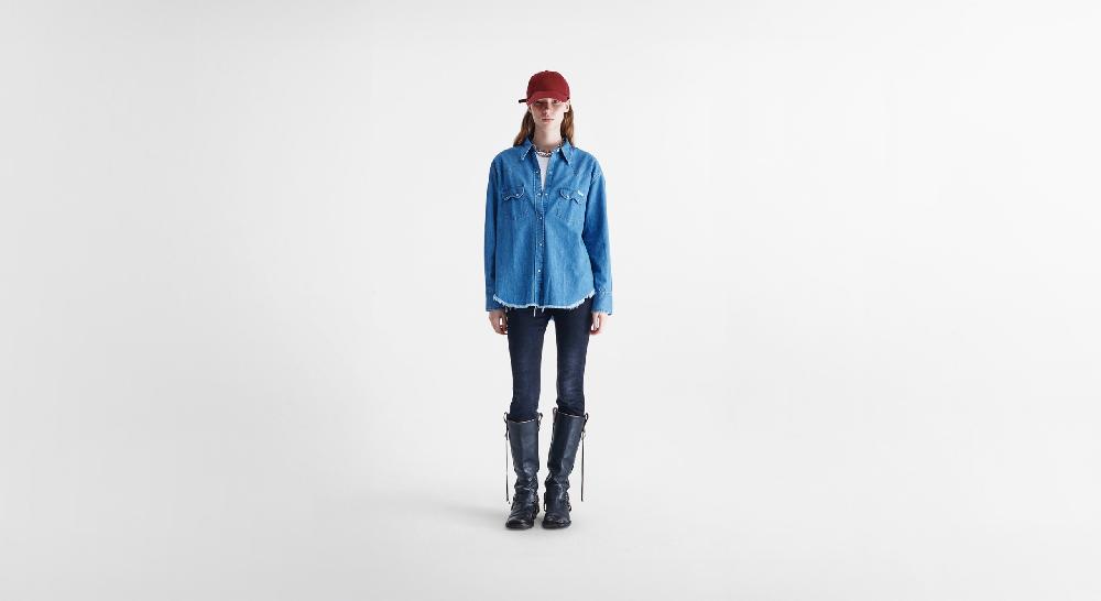 Washington Dee Cee Blue Denim Shirt