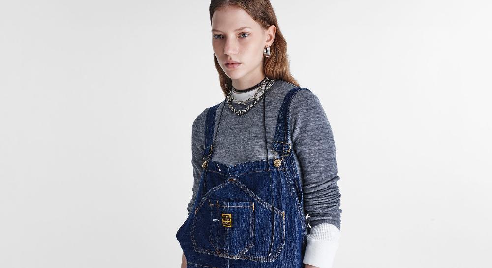 Washington Dee Cee Dark Blue Denim Overalls