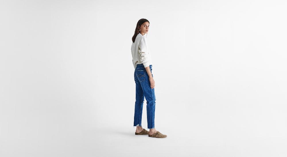 Washington Dee Cee Distressed Blue Ranch Denim