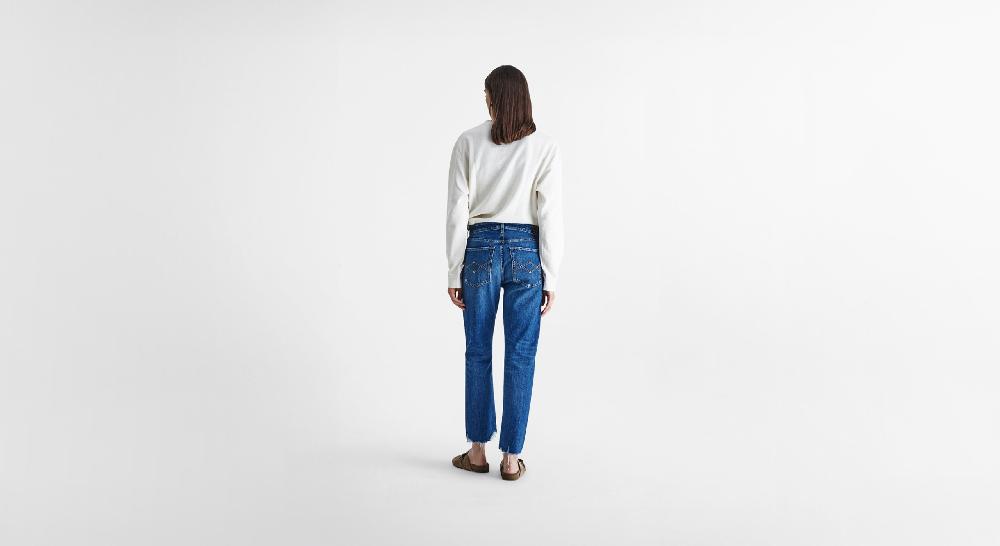 Washington Dee Cee Distressed Blue Ranch Denim