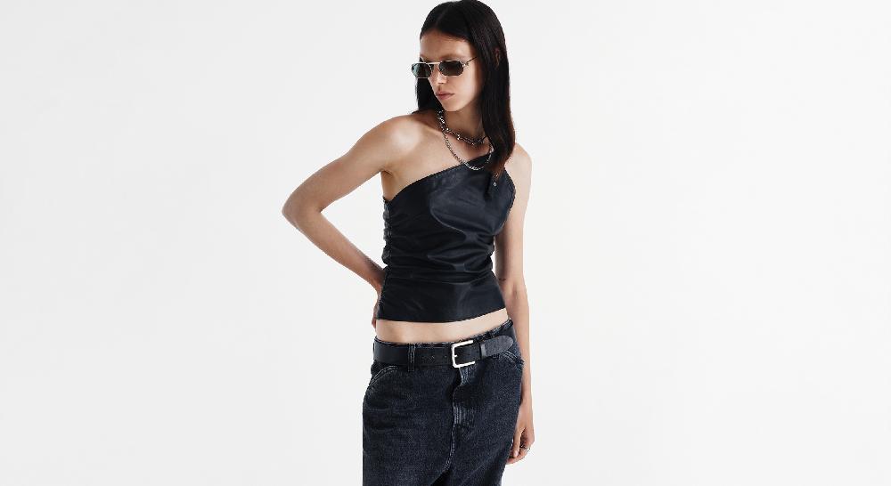 Washington Dee Cee LEATHER TOP