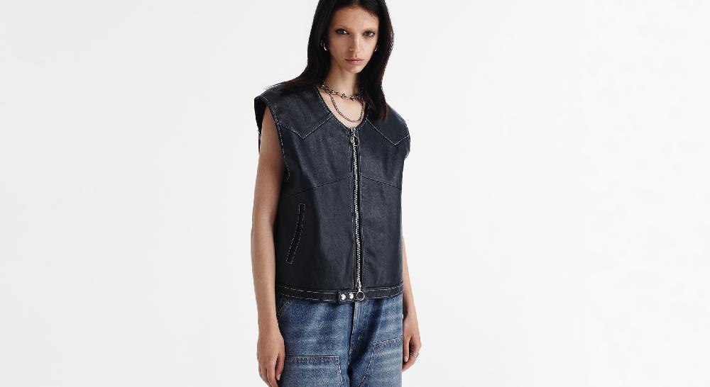 Washington Dee Cee LEATHER VEST