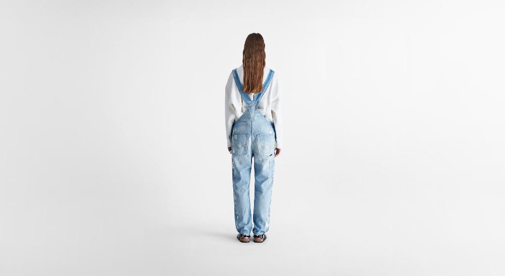 Washington Dee Cee Light Blue Paint Overalls