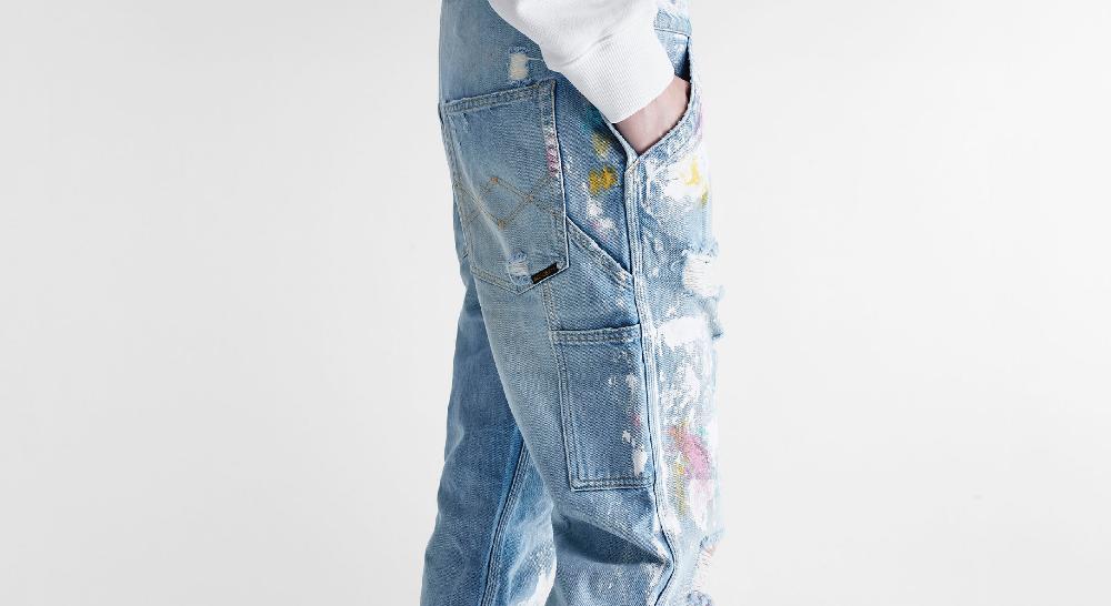 Washington Dee Cee Light Blue Paint Overalls