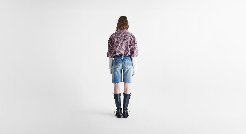 Washington Dee Cee Light Blue Ranch Short