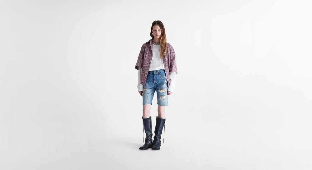 Washington Dee Cee Light Blue Ranch Short