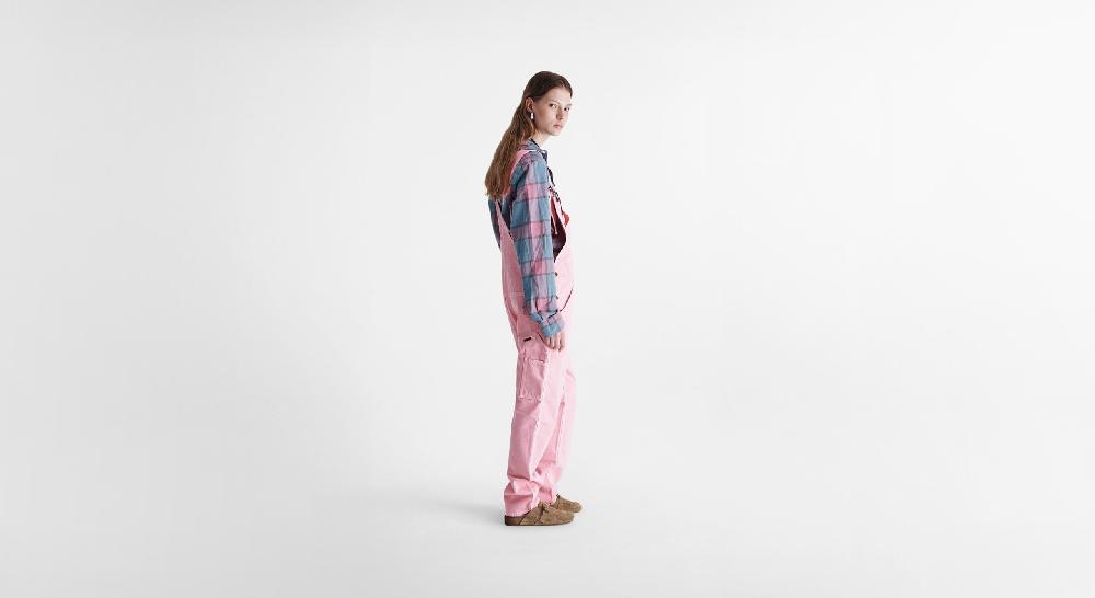 Washington Dee Cee Pink Denim Overall