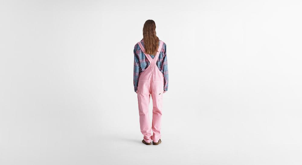 Washington Dee Cee Pink Denim Overall