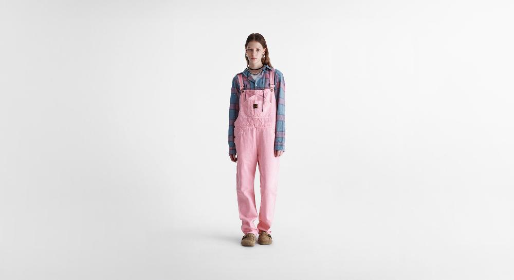 Washington Dee Cee Pink Denim Overall