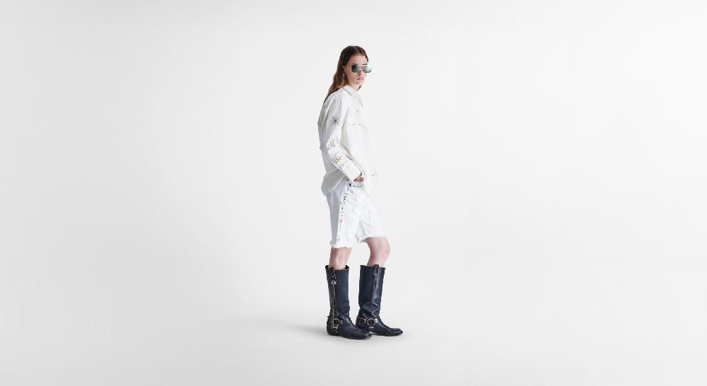 Washington Dee Cee White Denim Elvis Shirt