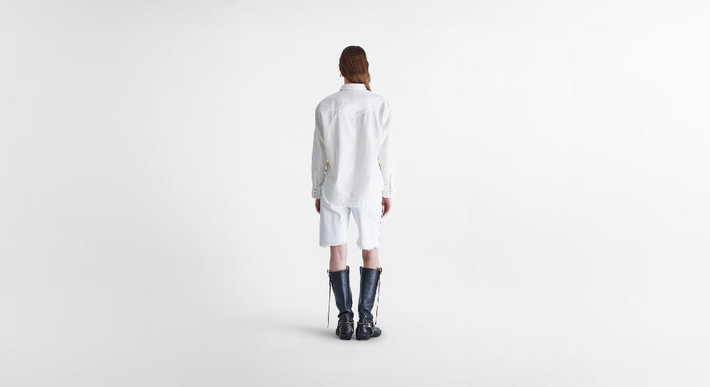 Washington Dee Cee White Denim Elvis Shirt