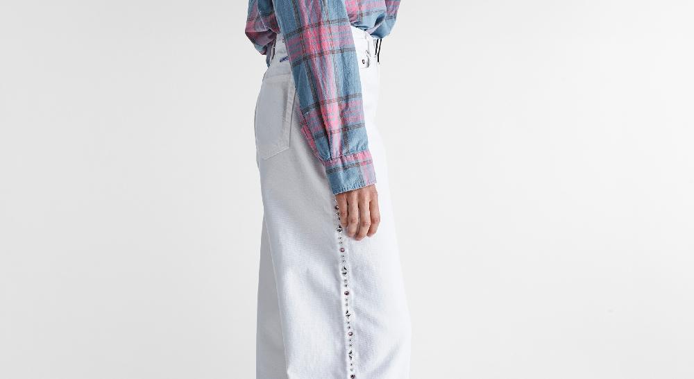 Washington Dee Cee White Star Denim