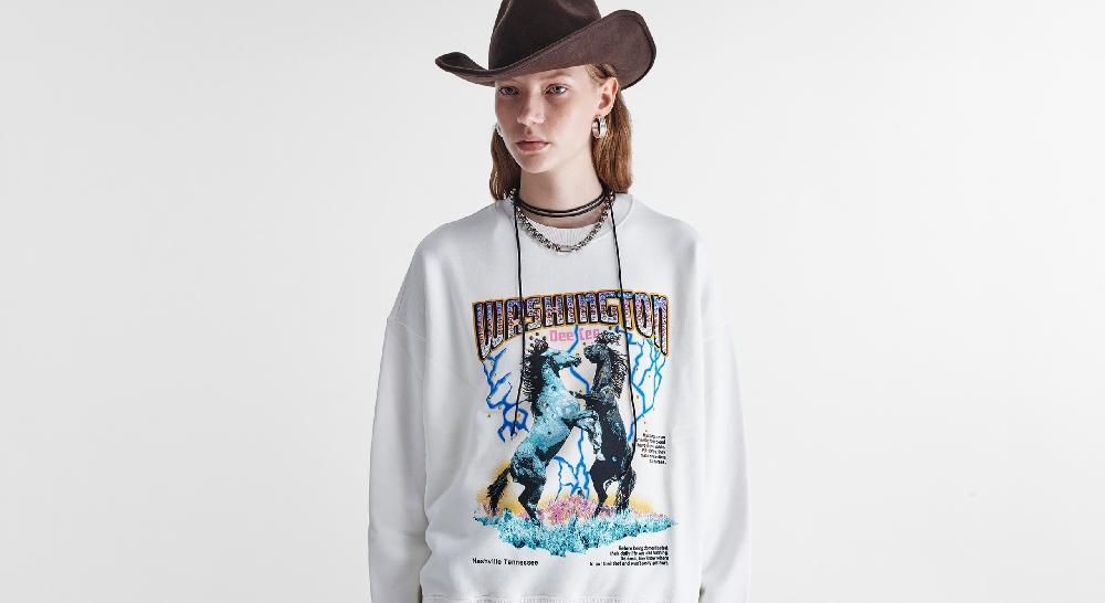 Washington Dee Cee White WDC Sweatshirt