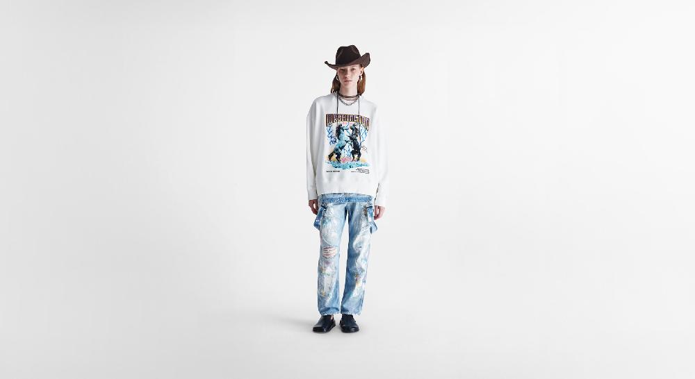 Washington Dee Cee White WDC Sweatshirt