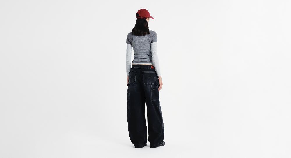 Washington Dee Cee WORK BLACK DENIM PANTS