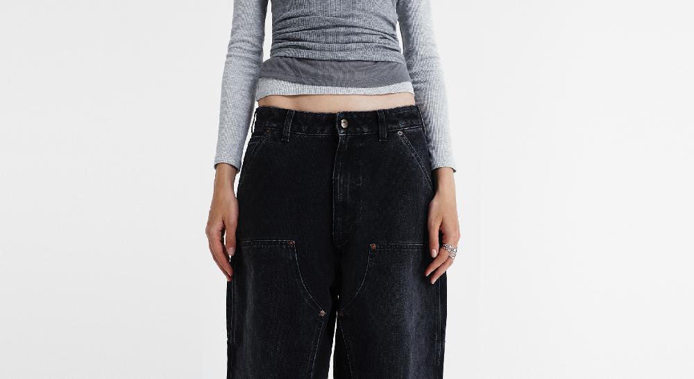 Washington Dee Cee WORK BLACK DENIM PANTS