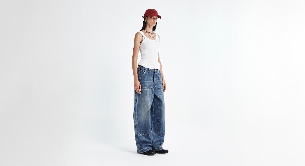 Washington Dee Cee WORK BLUE DENIM PANTS