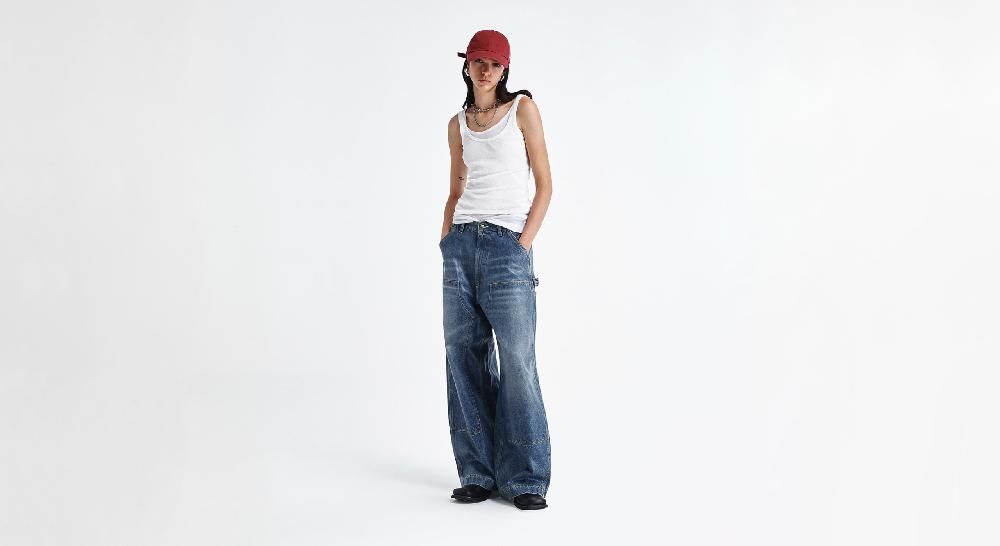 Washington Dee Cee WORK BLUE DENIM PANTS