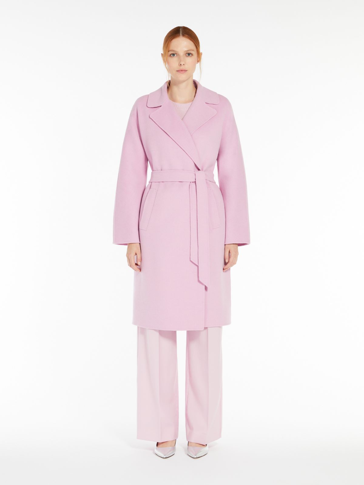 Weekend Cappotto A Vestaglia In Double Di Misto Lana