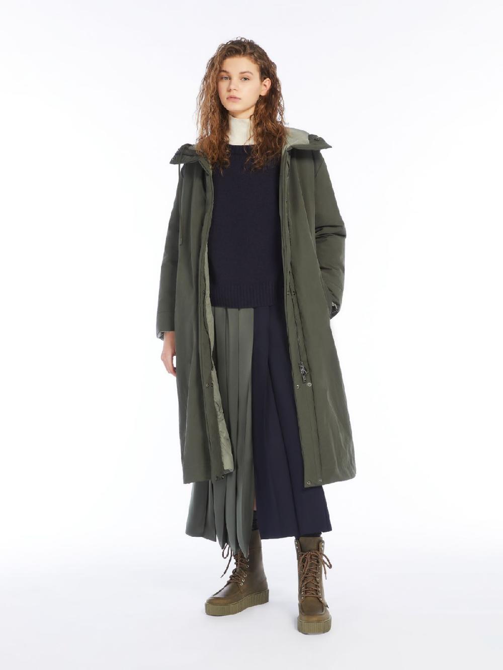 Weekend Parka reversibile in cotone tecnico antigoccia