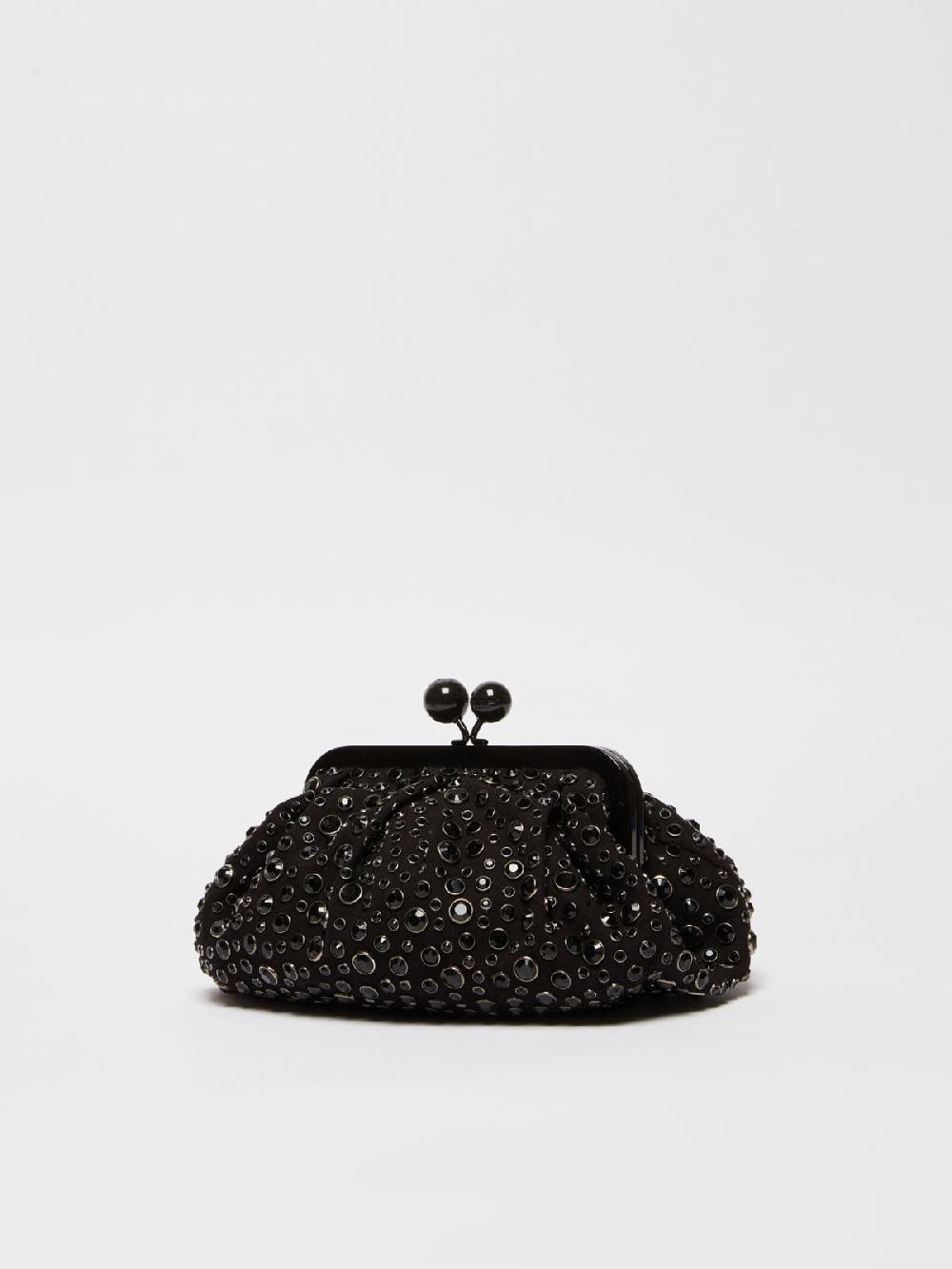 Weekend Pasticcino Bag Small Con Pietre Incastonate In Pelle Con Cristalli