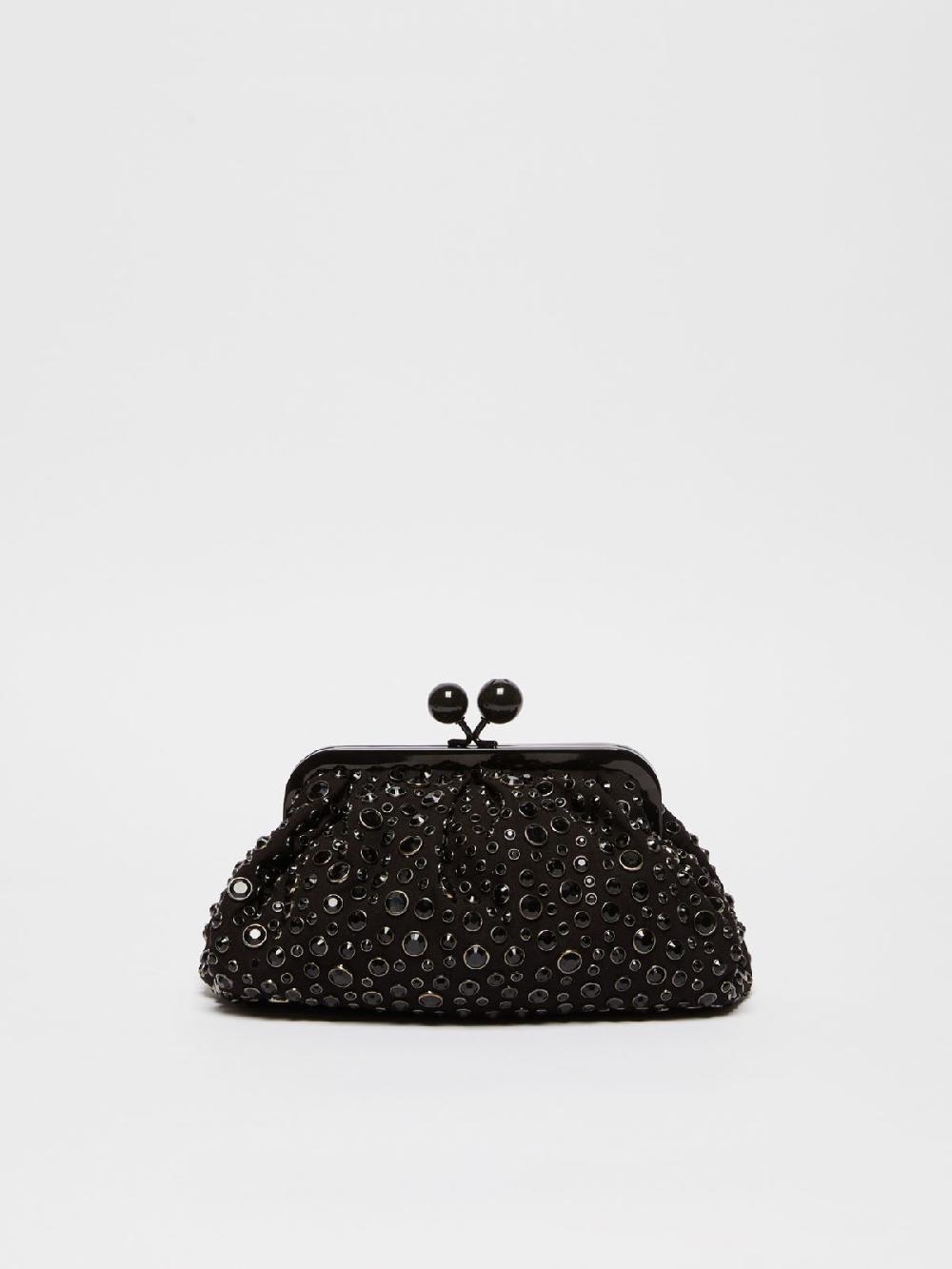 Weekend Pasticcino Bag Small Con Pietre Incastonate In Pelle Con Cristalli