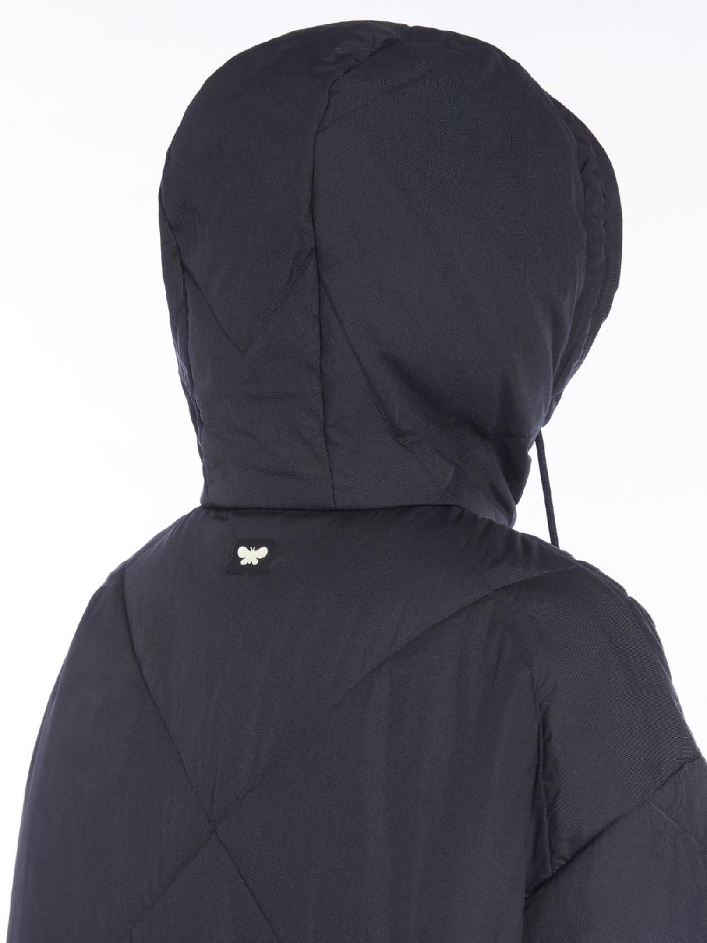 Weekend Piumino In Taffetà Antigoccia Con Cappuccio