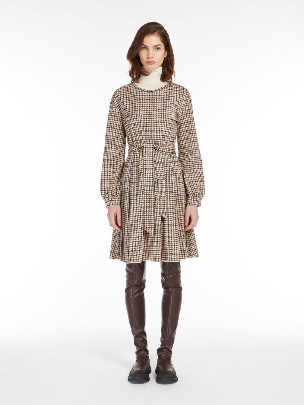 Weekend Abito Fit And Flare In Jersey Stampato