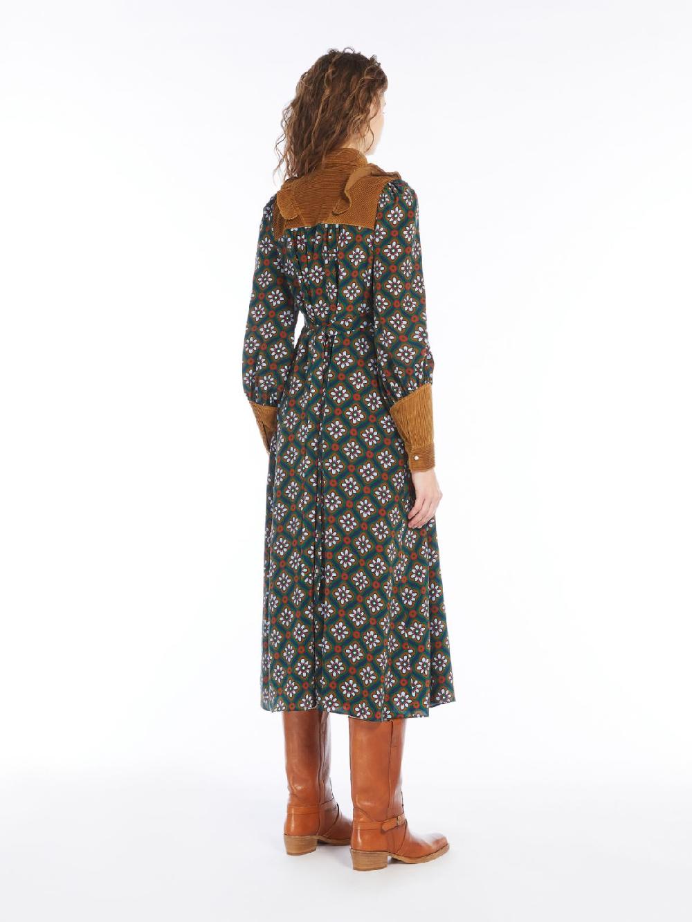 Weekend Abito Lungo In Crêpe Di Seta