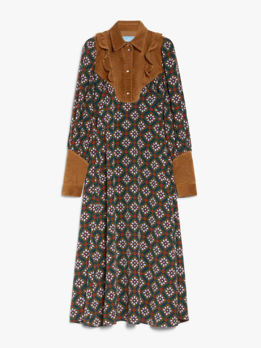 Weekend Abito Lungo In Crêpe Di Seta