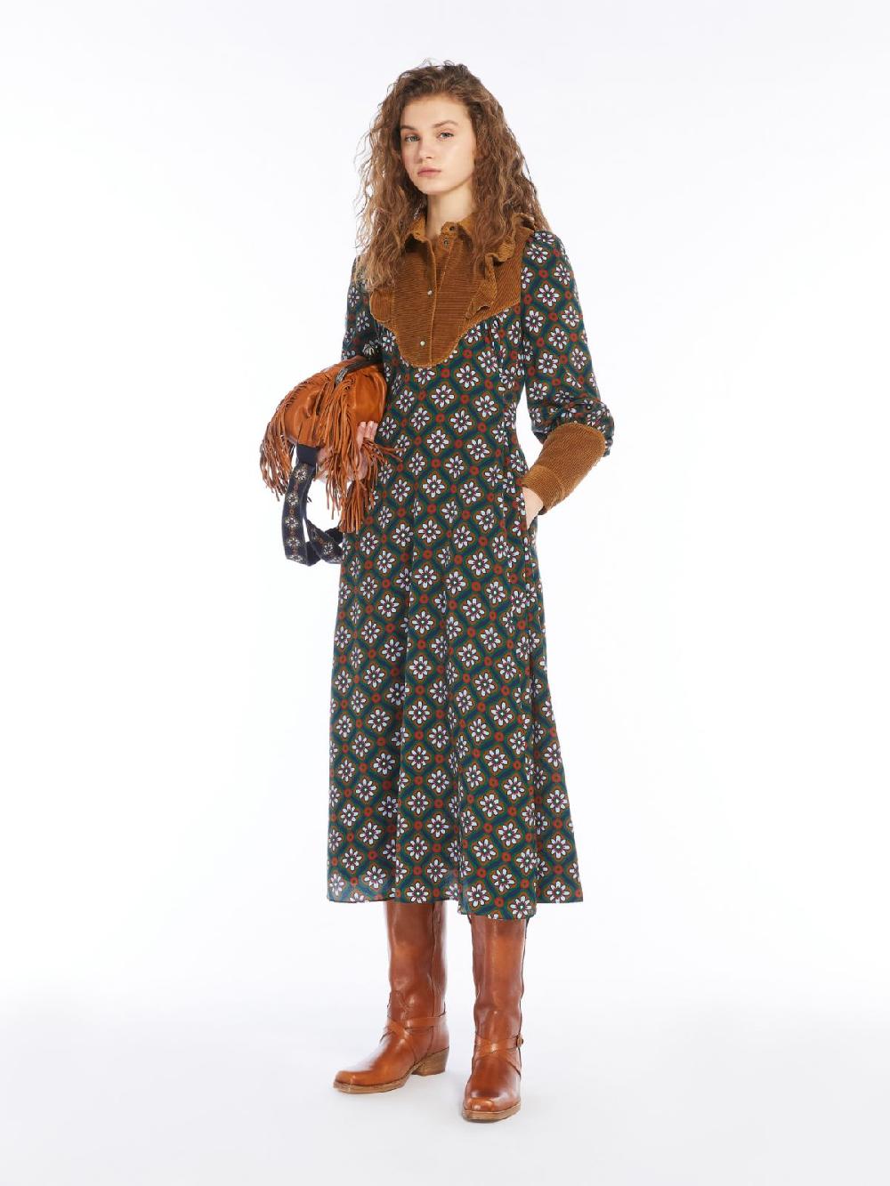 Weekend Abito lungo in crêpe di seta