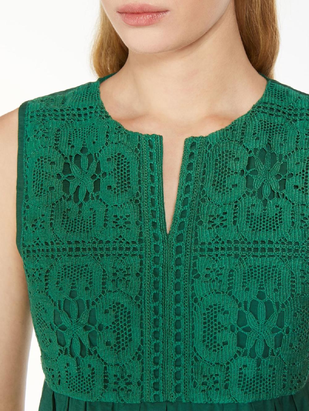 Weekend Abito Smanicato In Misto Cotone