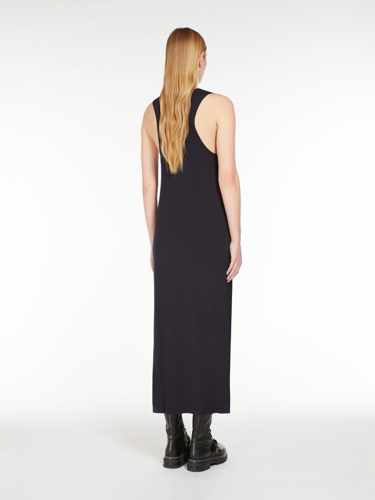 Weekend Abito Smanicato In Viscosa Stretch