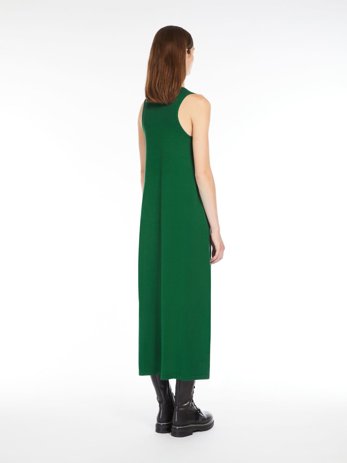 Weekend Abito Smanicato In Viscosa Stretch