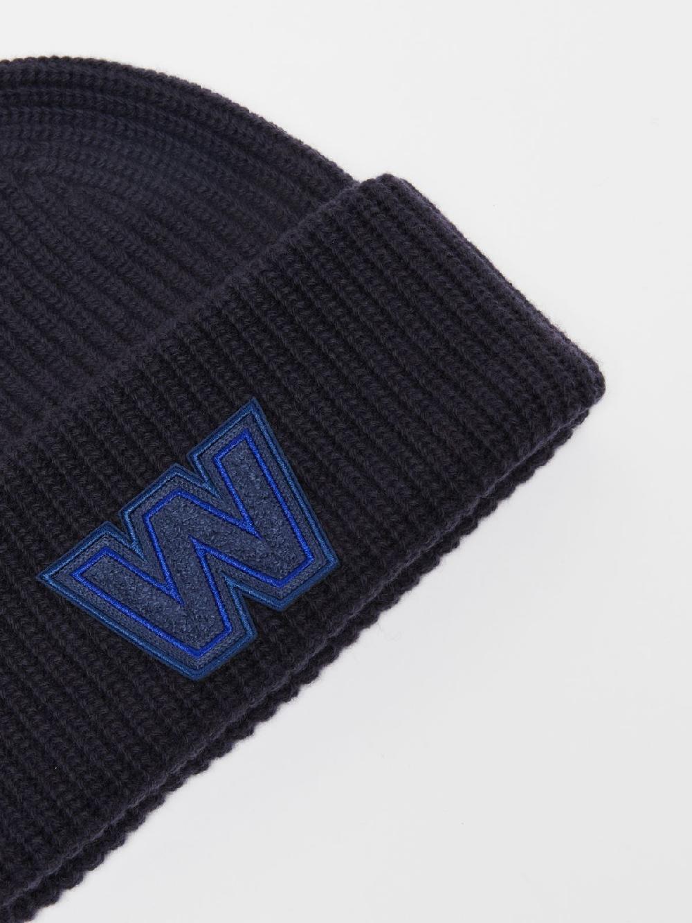 Weekend Beanie In Lana Con Logo