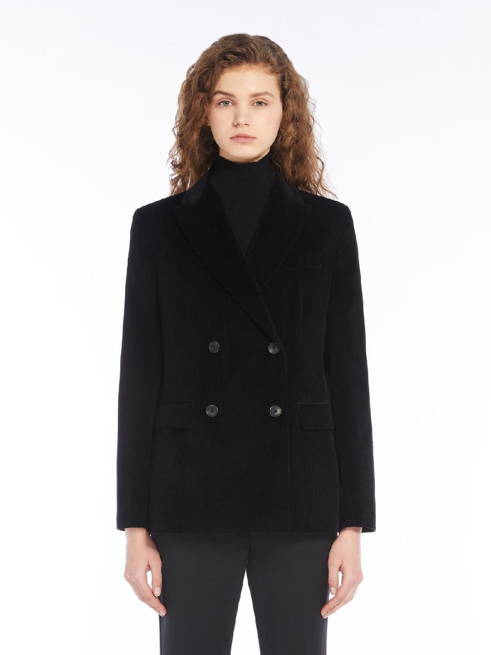 Weekend Blazer Doppiopetto In Velluto