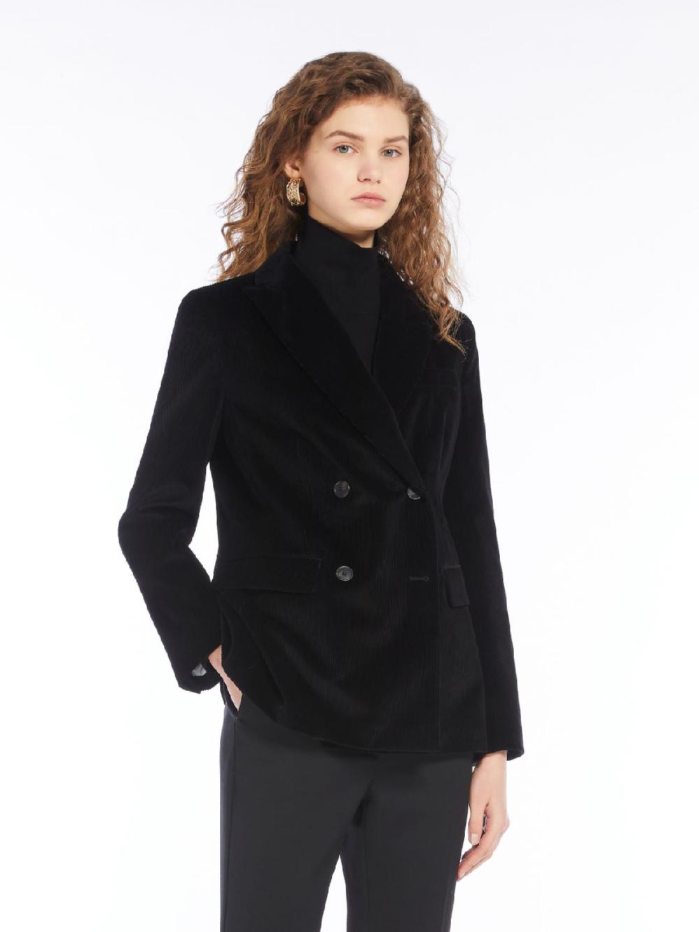 Weekend Blazer Doppiopetto In Velluto