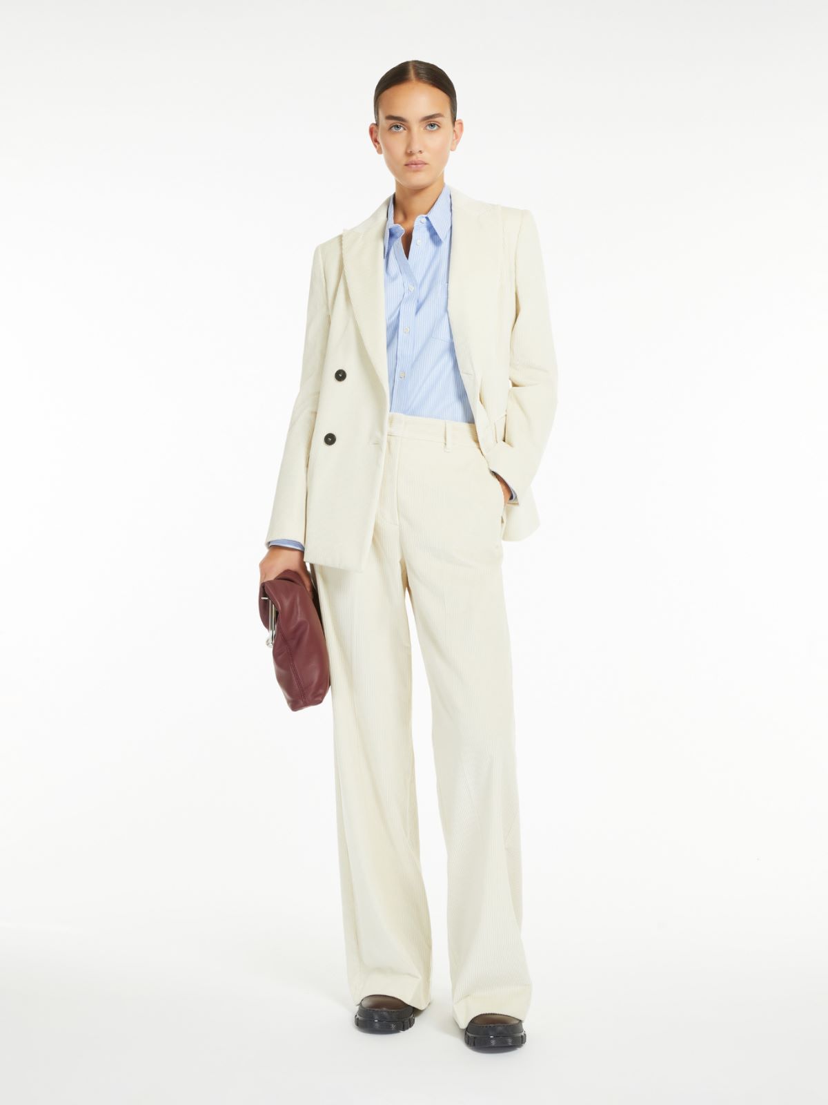 Weekend Blazer doppiopetto in velluto